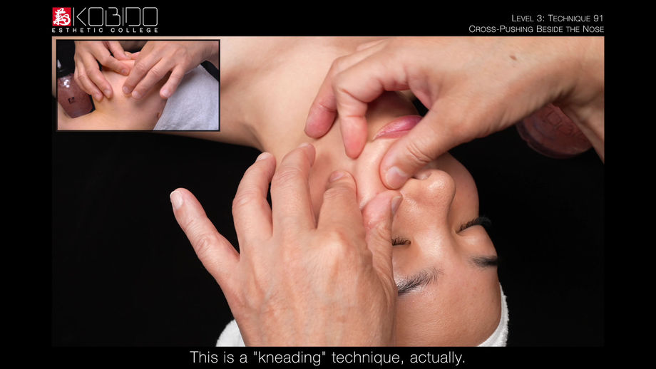 Technique 91: Cross-Pushing Beside the Nose